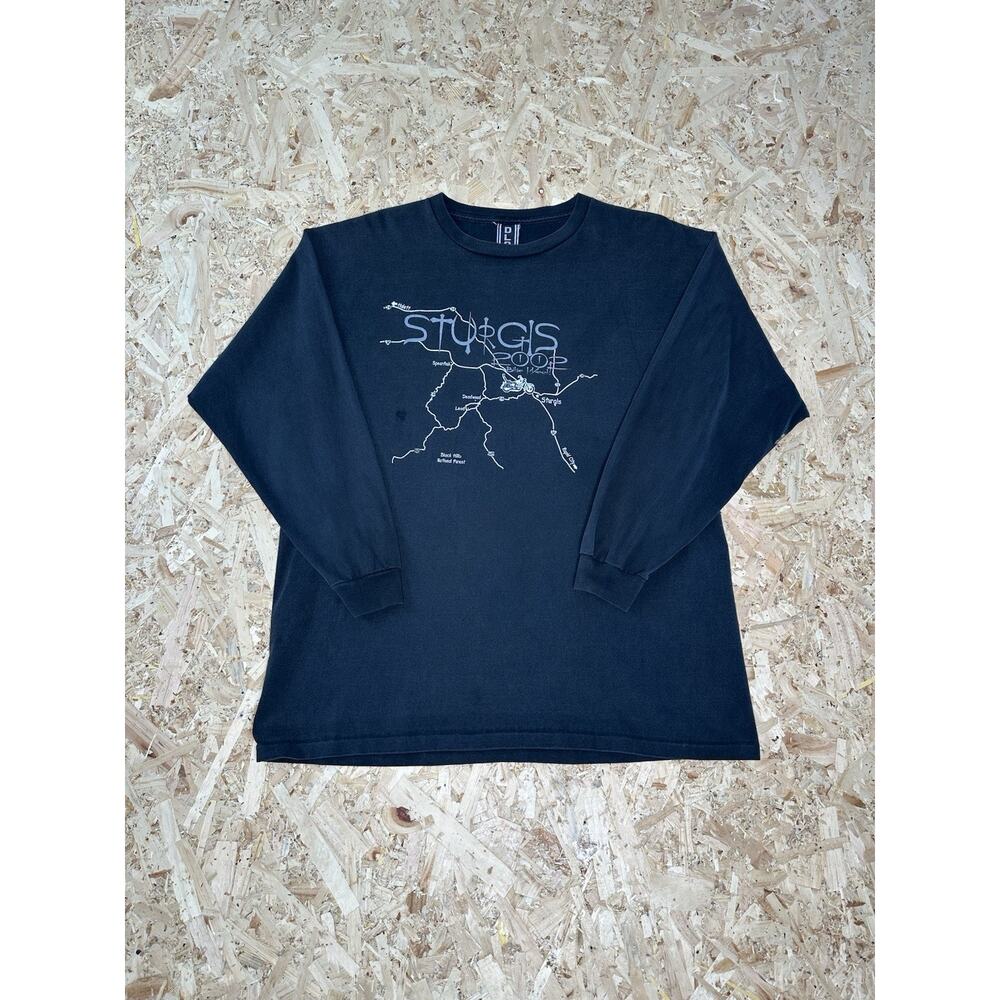 Vintage Y2K DLO Bike Week 2002 Mens Single Stitch Tee Sz XL
